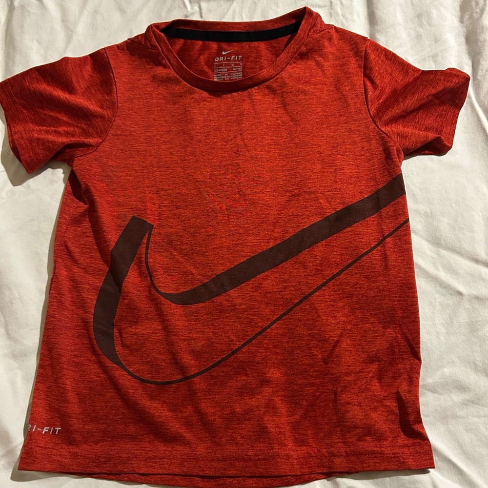 Nike Kids Red Short Sleeve Tee